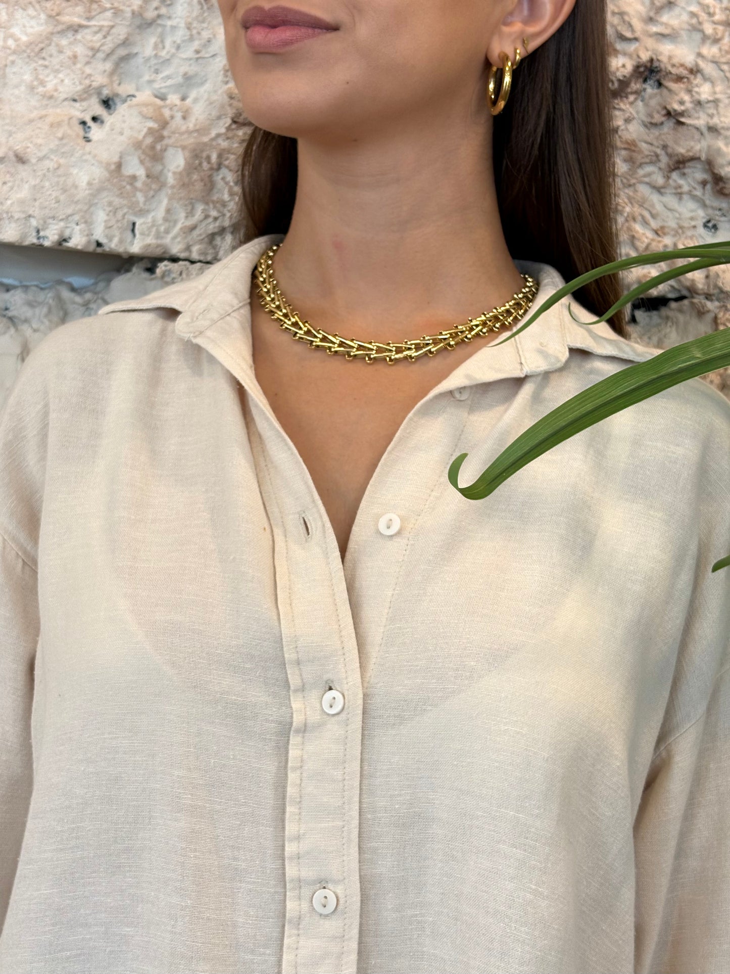 CHOCKER CADENA TRIANGULAR