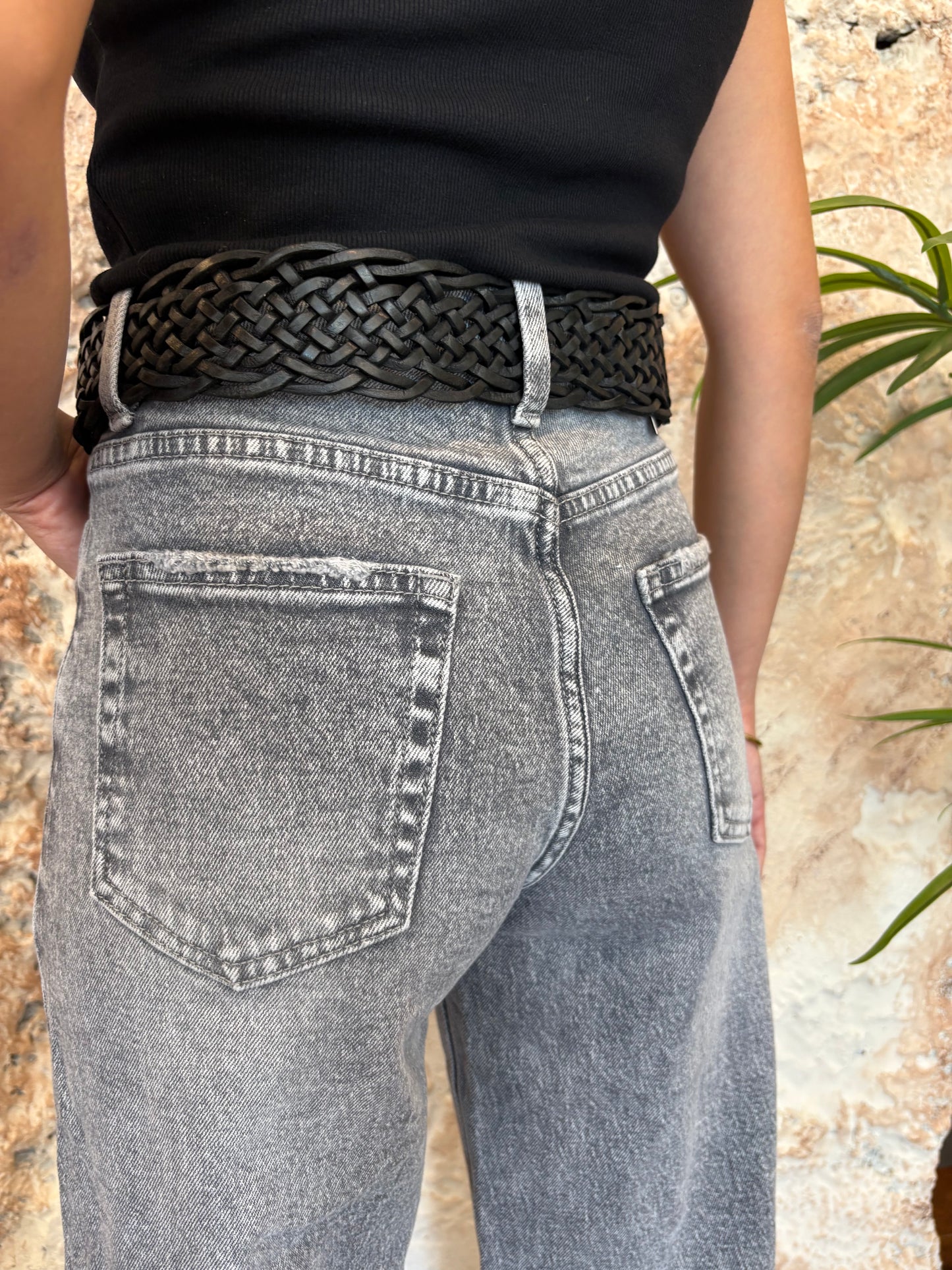 JEANS  STRAIGHT LEG GRIS