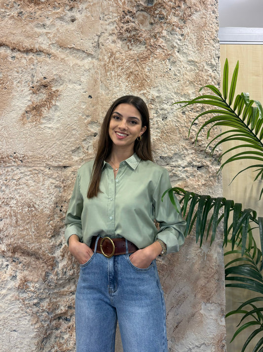 CAMISA FLUIDA VERDE