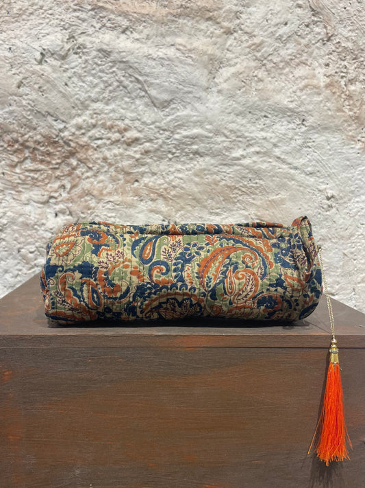 ESTUCHE GRANDE ESTAMPADO VERDE