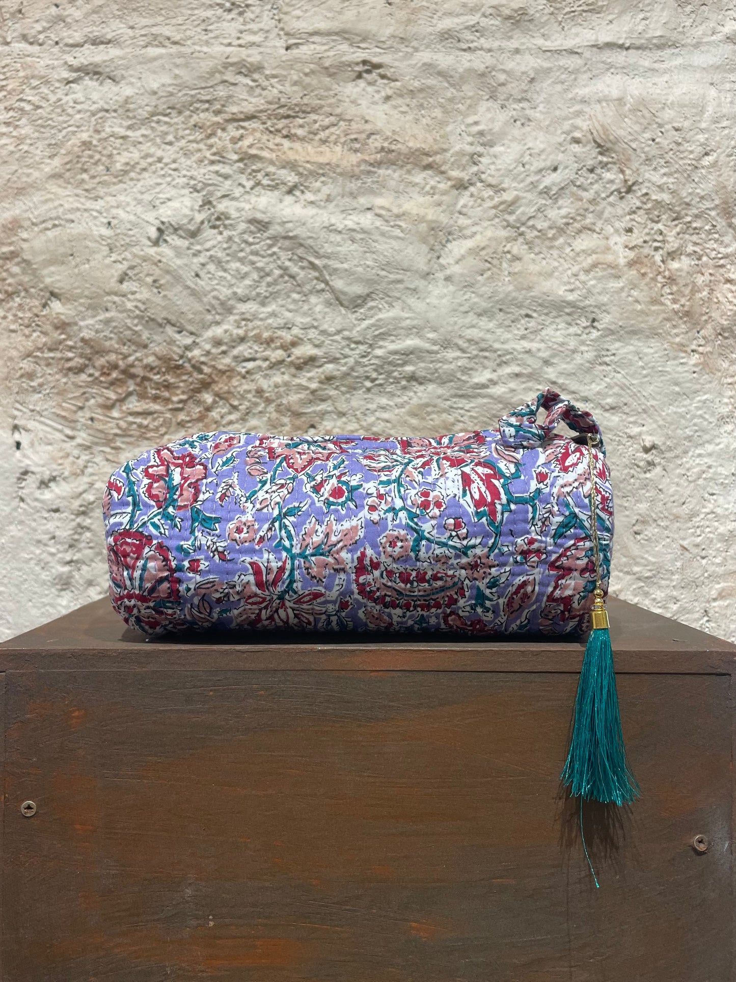 ESTUCHE GRANDE ESTAMPADO LILA
