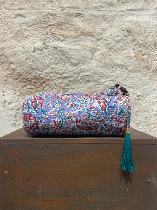 ESTUCHE GRANDE ESTAMPADO LILA