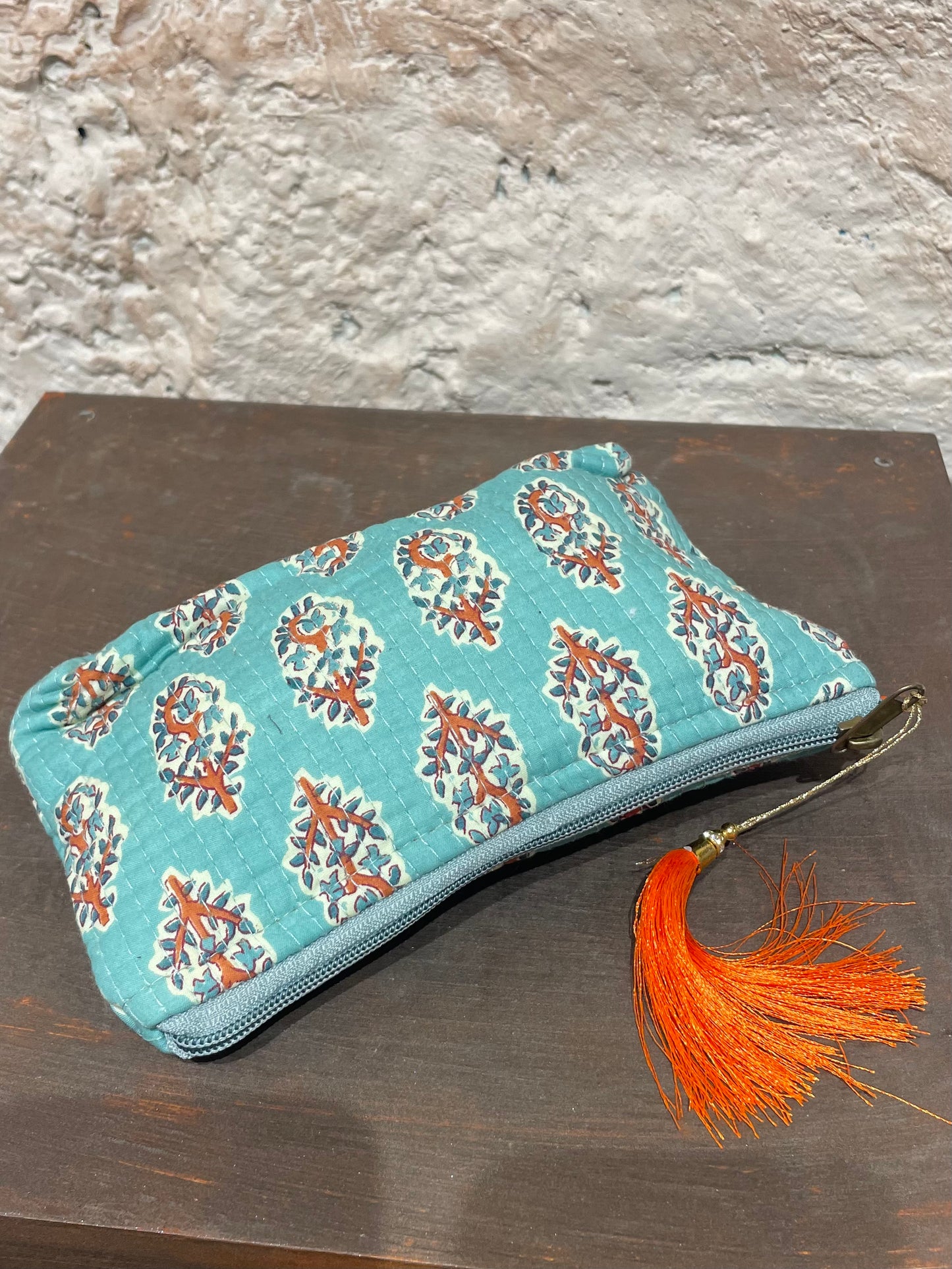 NECESER ESTAMPADO TURQUESA