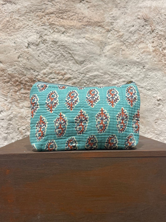 NECESER ESTAMPADO TURQUESA