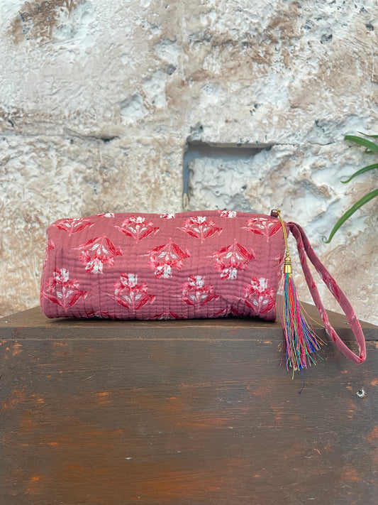 ESTUCHE ESTAMPADO CORAL