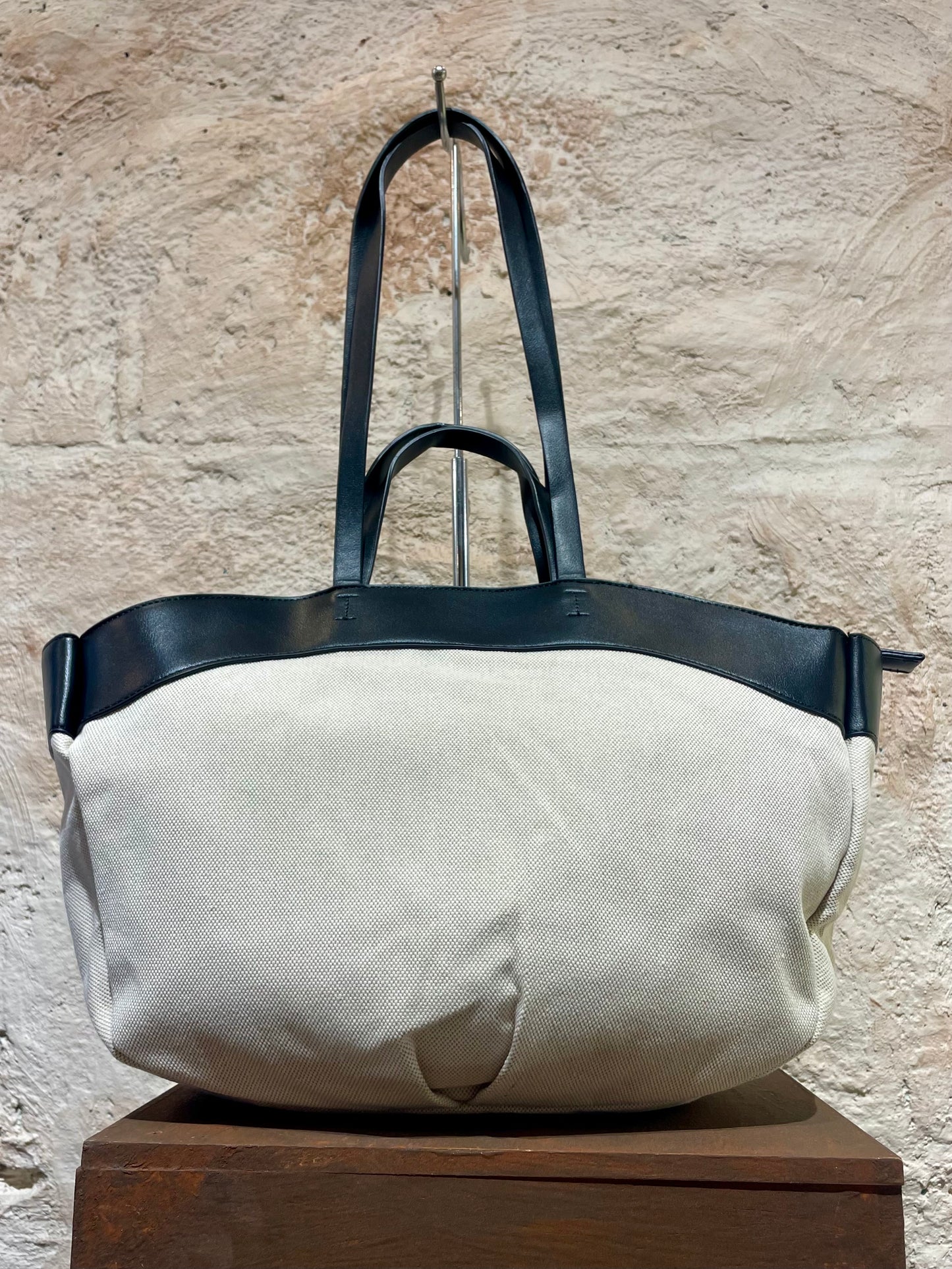 MAXI SHOPPER LONA DETALLE NEGRO