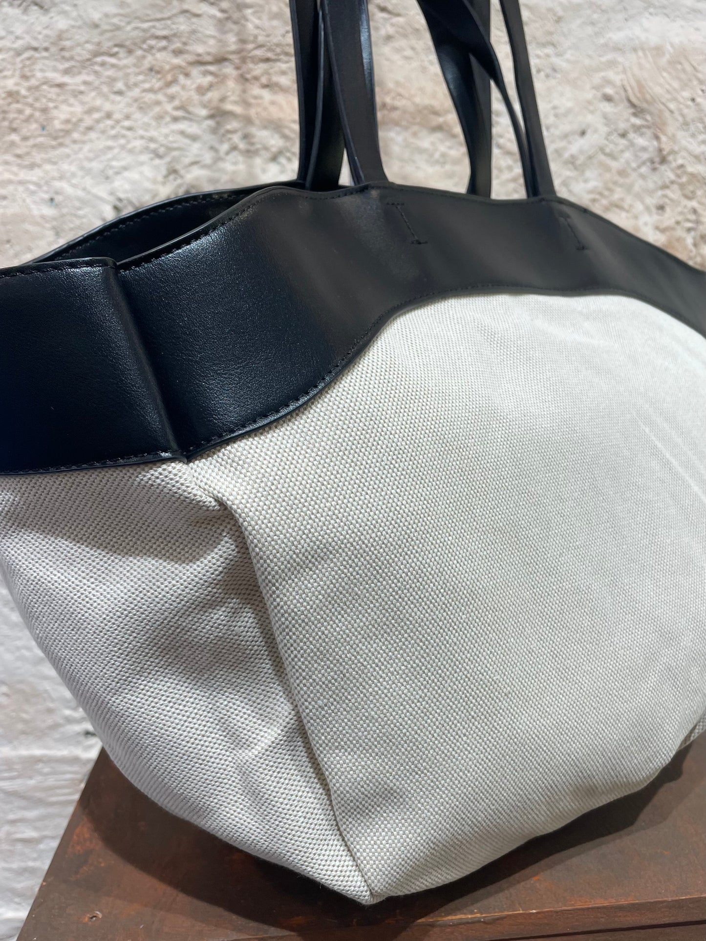 MAXI SHOPPER LONA DETALLE NEGRO