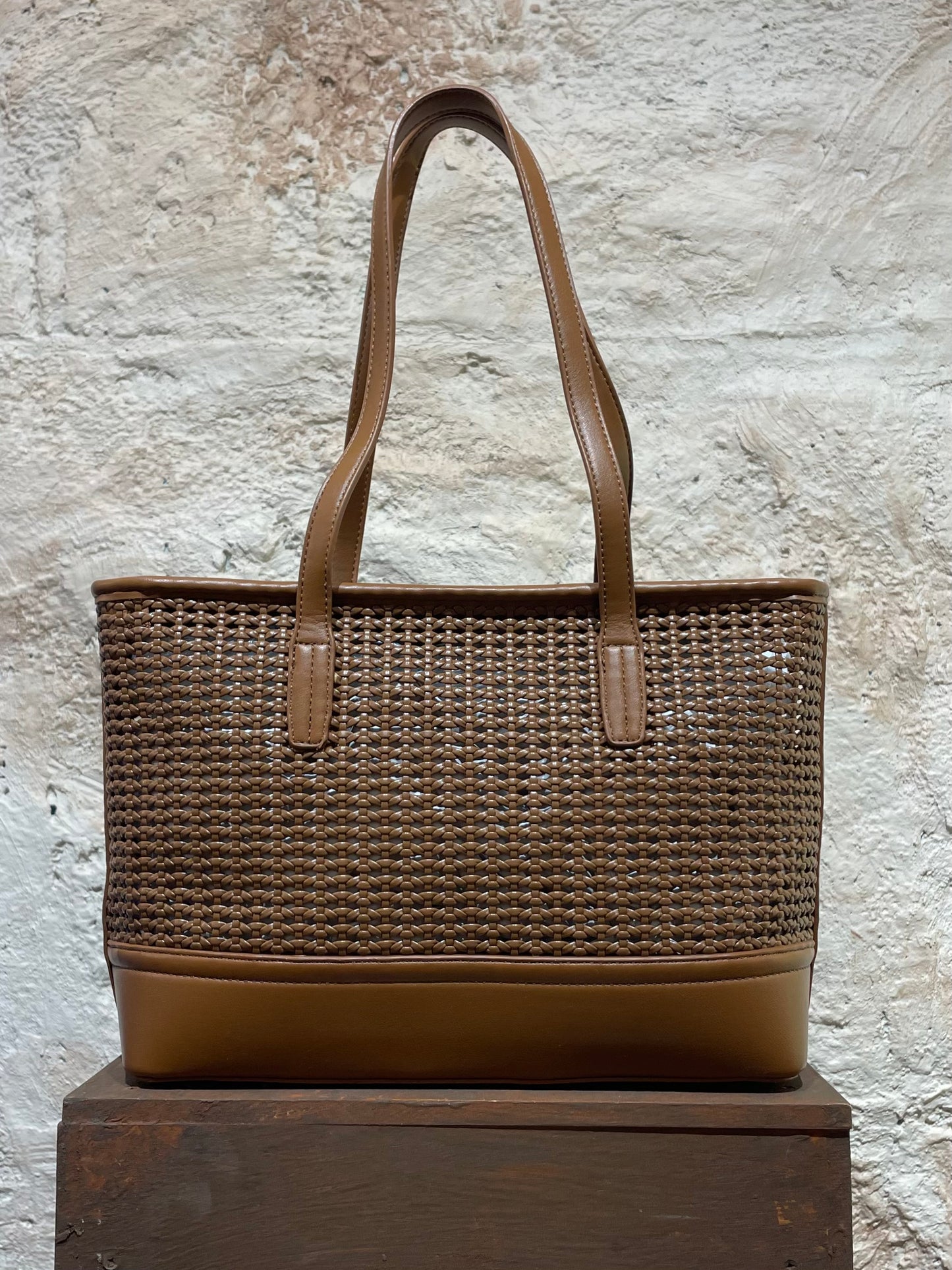 SHOPPER REJILLA CAMEL