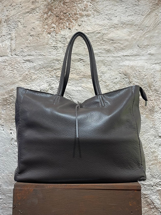 MAXI SHOPPER PIEL MARRÓN