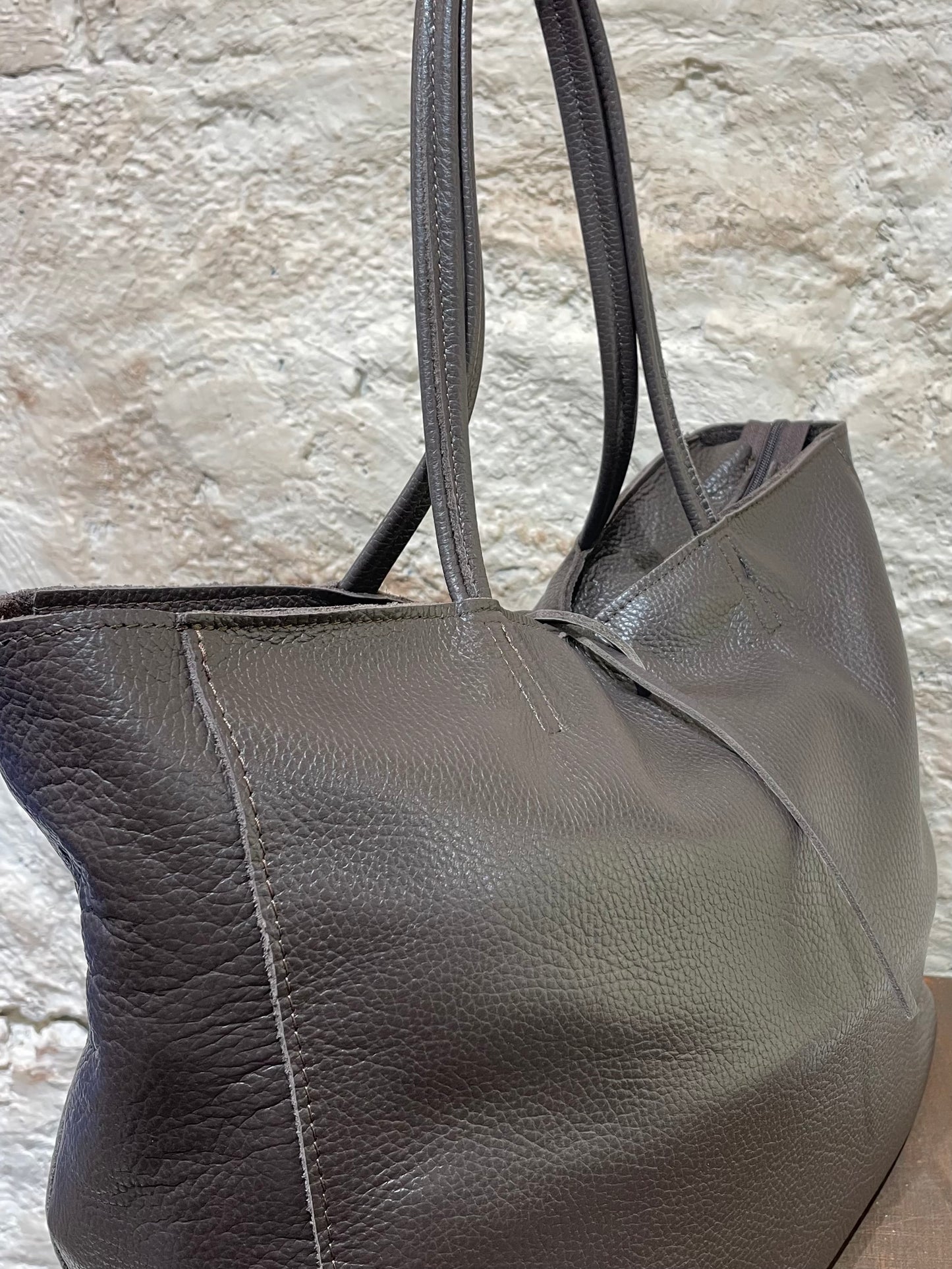 MAXI SHOPPER PIEL MARRÓN