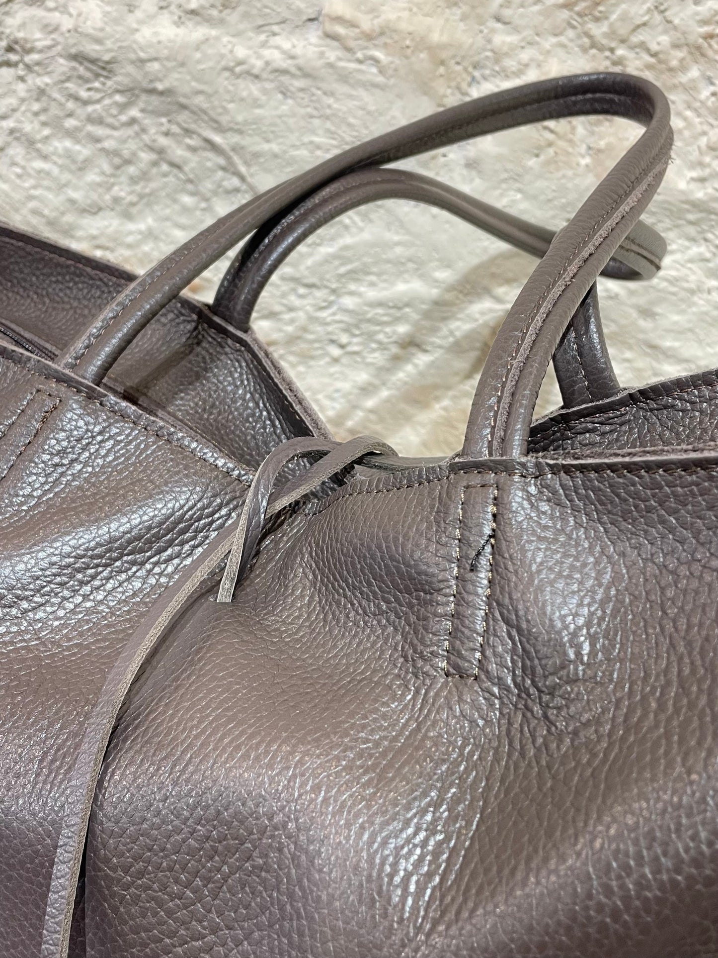 MAXI SHOPPER PIEL MARRÓN