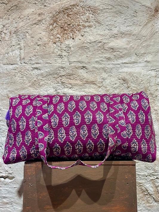 BOLSO VIAJE ESTAMPADO BUGANVILLA