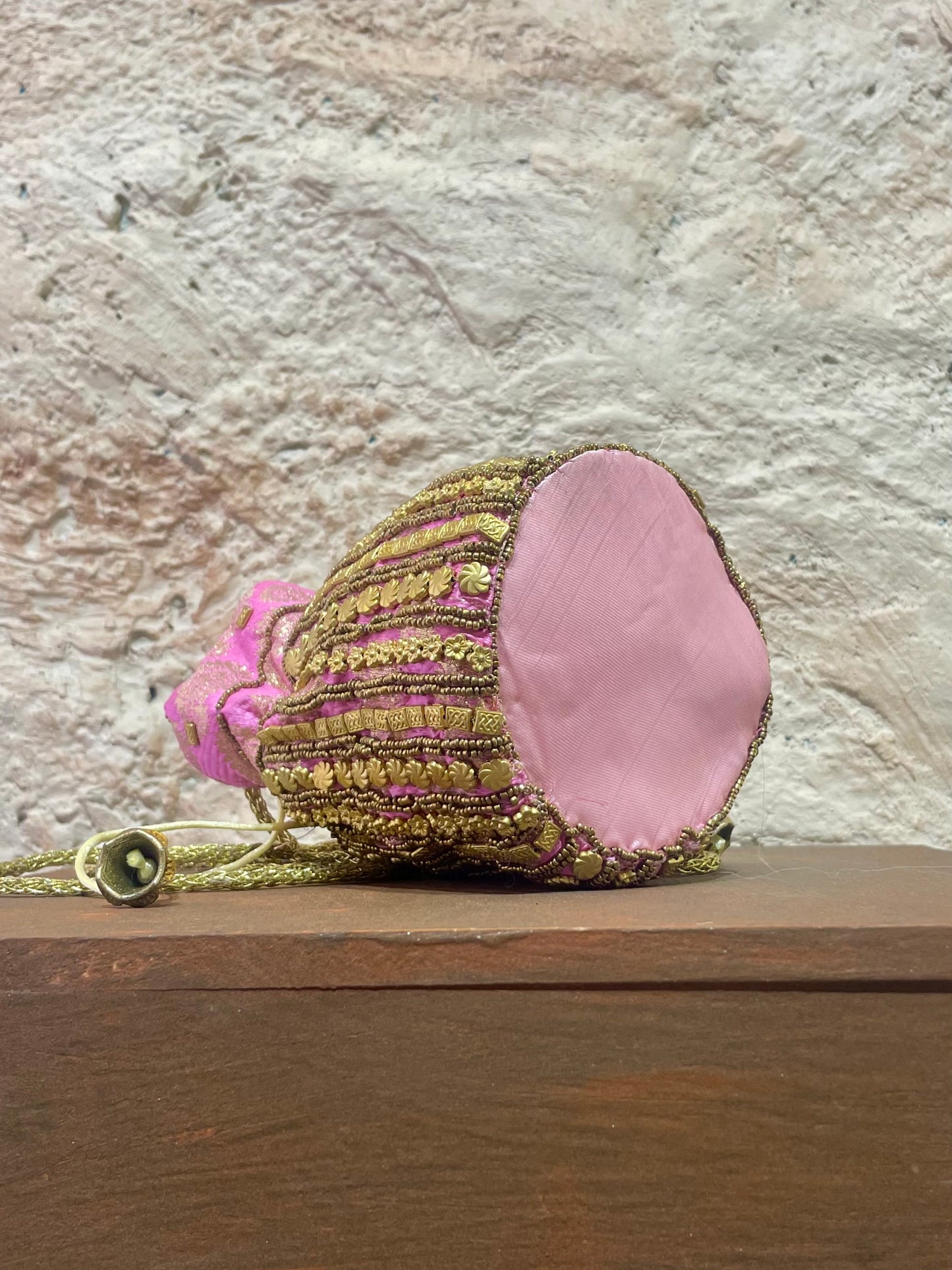 SAQUITO ABALORIOS ROSA