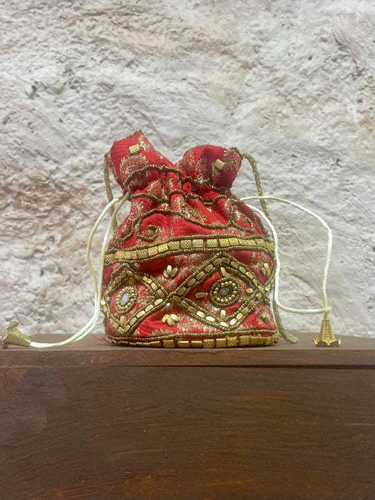 SAQUITO ABALORIOS CORAL